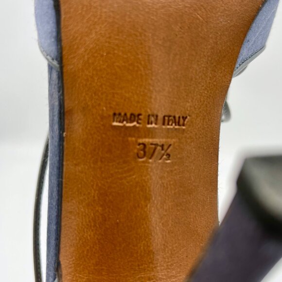 Christian Dior Heels – Size 37.5 EUR, Periwinkle Blue Satin - Picture 3 of 6